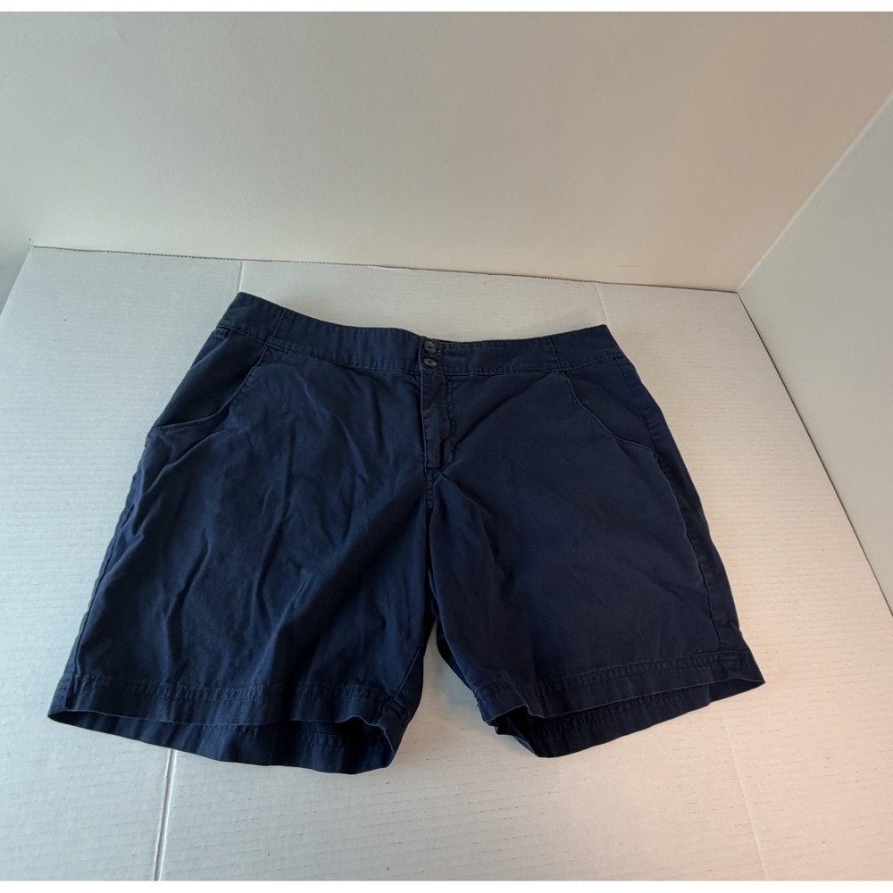 Columbia Women's PFG Coral Point III Shorts Navy Blue Omni-Shade Size 16 7L